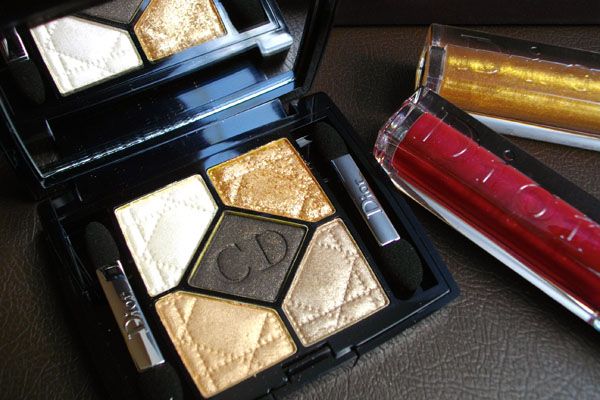 modemoiselle, fashion blogger, beauty, review, dior grand bal, christmas 2012, palette 5 couleurs