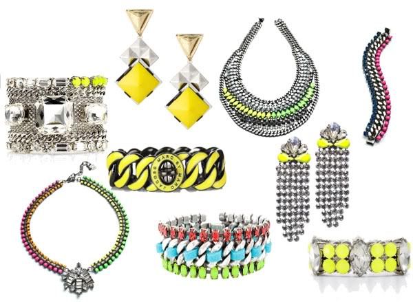 modemoiselle, fashion blogger, neon jewelry, colori neon, diy