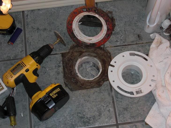 PVC toilet flange cracked - DoItYourself.com Community Forums PVC toilet flange cracked - DoItYourself.com Community Forums