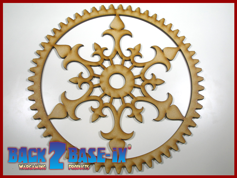 Steampunk Cogs Gears Wheel Laser Cut MDF Decorative Accessory 200mm x 3mm COG12