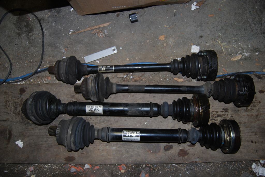 For Sale OEM B5 S4 axles for 01E, fronts and rears