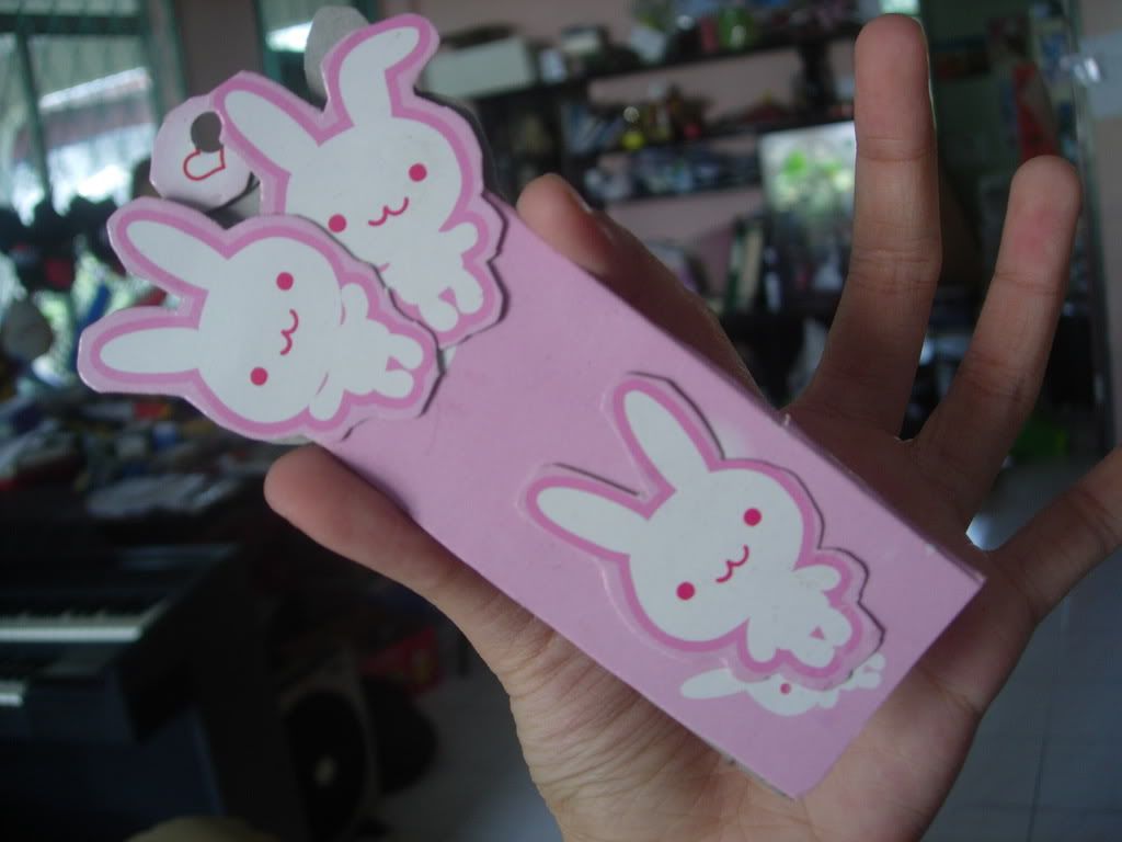 Rabbit Bookmark back