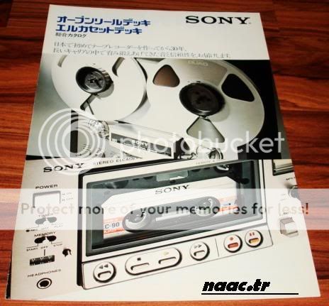 SONY 1979 TC PS TA 757 SOUND SENSOR SERIE JAPAN CATALOG  