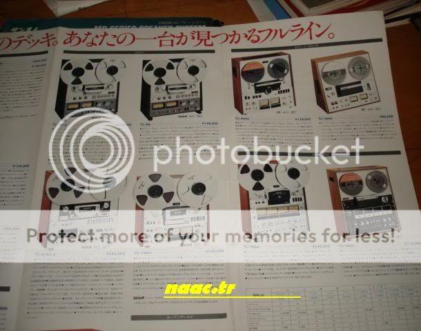 SONY 1977 TC TC K EL SERIES JAPAN CATALOG TC 808 2 765  