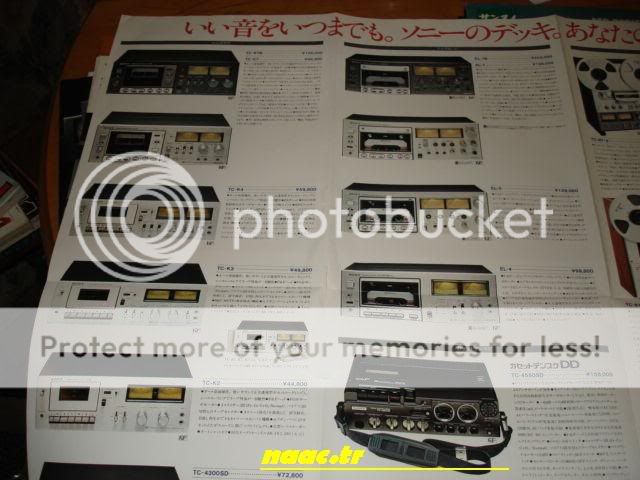 SONY 1977 TC TC K EL SERIES JAPAN CATALOG TC 808 2 765  