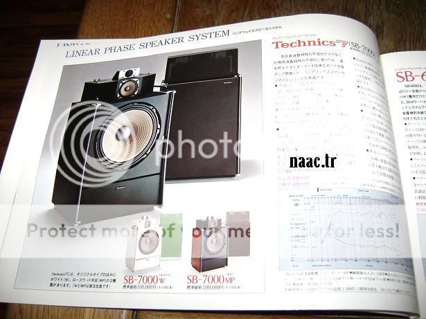 TECHNICS SB 10000 9500 SB E 100 SPEAKERS JAPAN CATALOG  