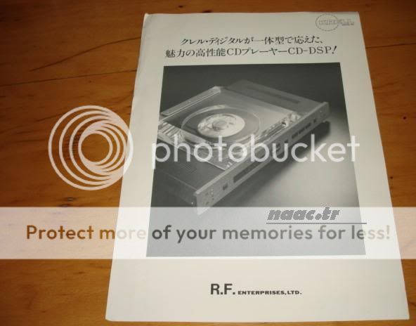 KRELL CD DSP JAPAN BROCHURE  