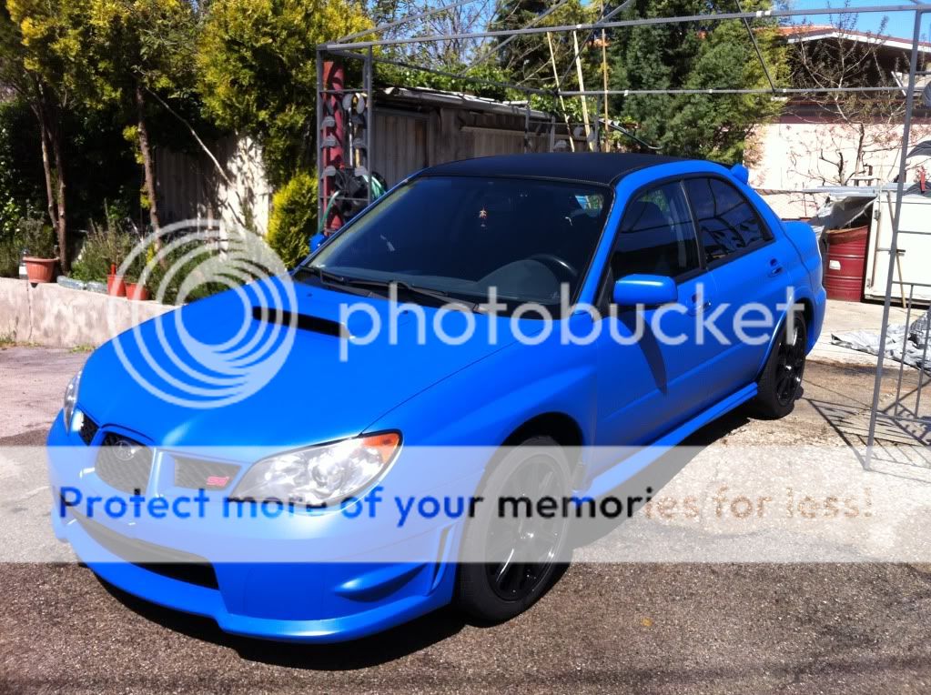 wrap it up! vinyl wrapped my car matte blue. - NASIOC